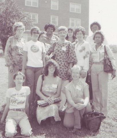 photo from 1980, participants in a program for AFGE