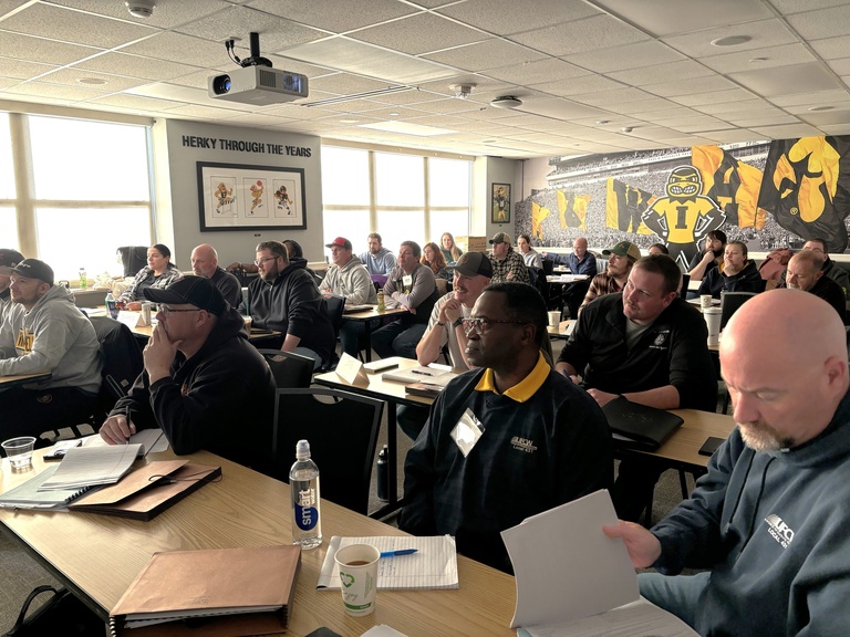Students at a Labor Center class
