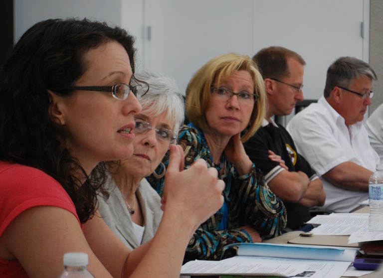 Group of people gathered for Labor Advisory Committee meeting