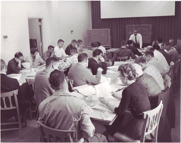 Students at a Labor Center class