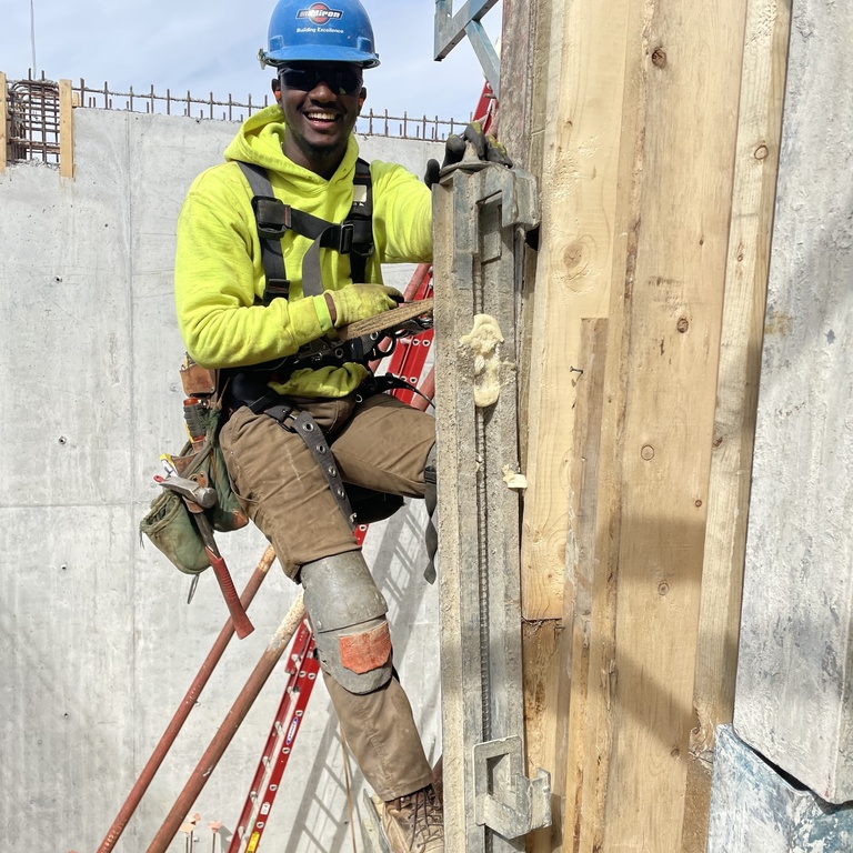 Labor Center Preapprentice Graduate at Work
