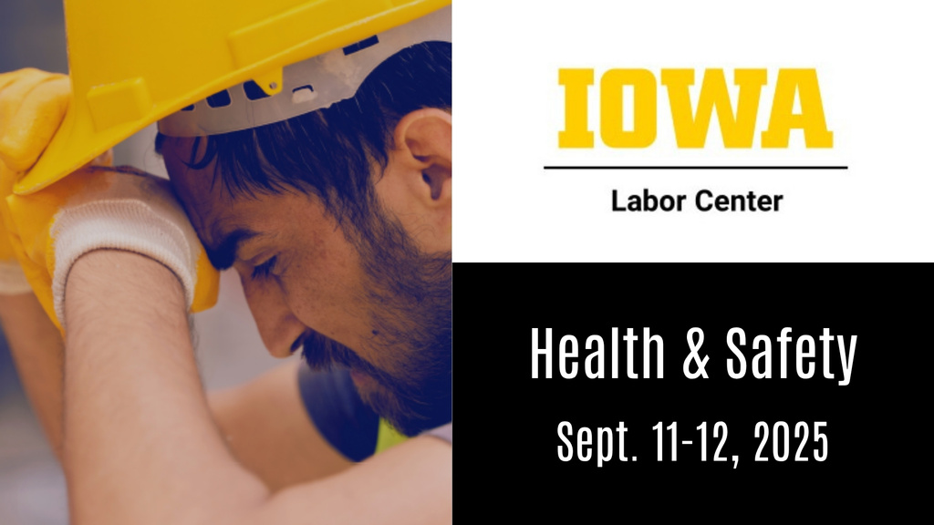 On campus program "Health and Safety in the Workplace", September 11-12, 2025