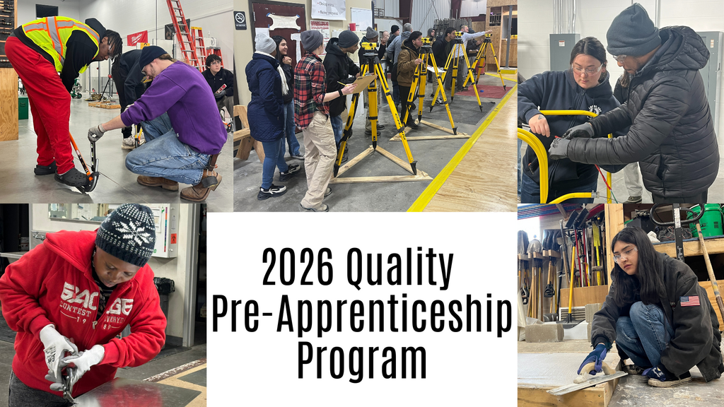 Images of the 2025 Quality Pre-Apprenticeship Program participants